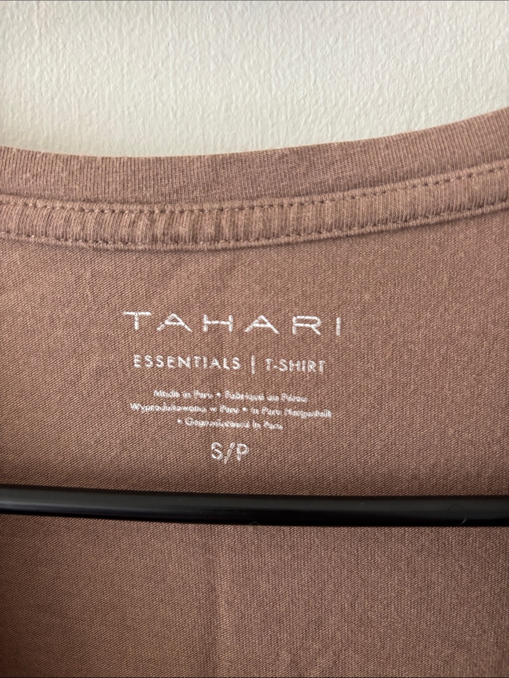 Tahari Short Sleeve Basic V-Neck - Picture 2 of 4